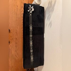 Vintage / rare Harley Davidson genuine leather belt size 34.